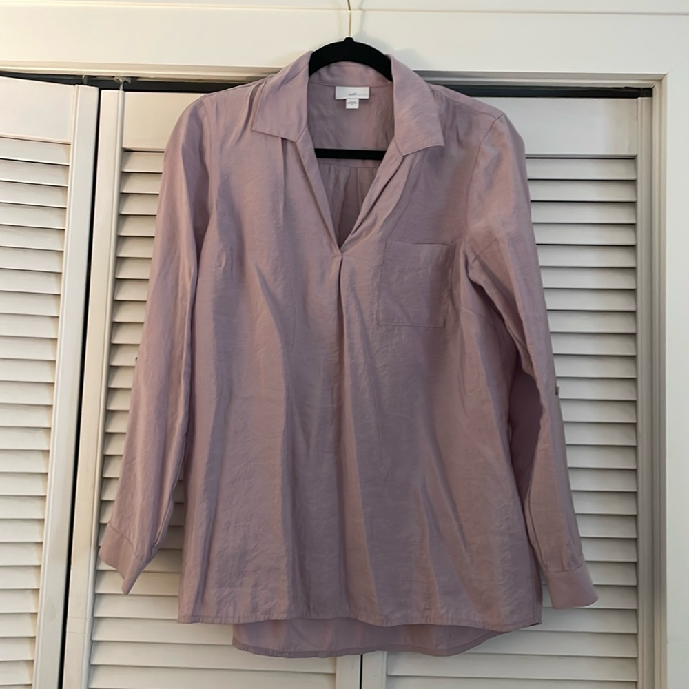 J. Jill lilac collared shirt S
